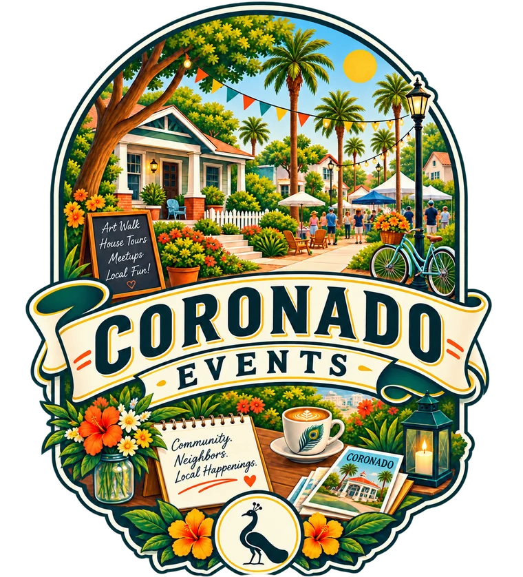 Coronado Events neighborhood illustration